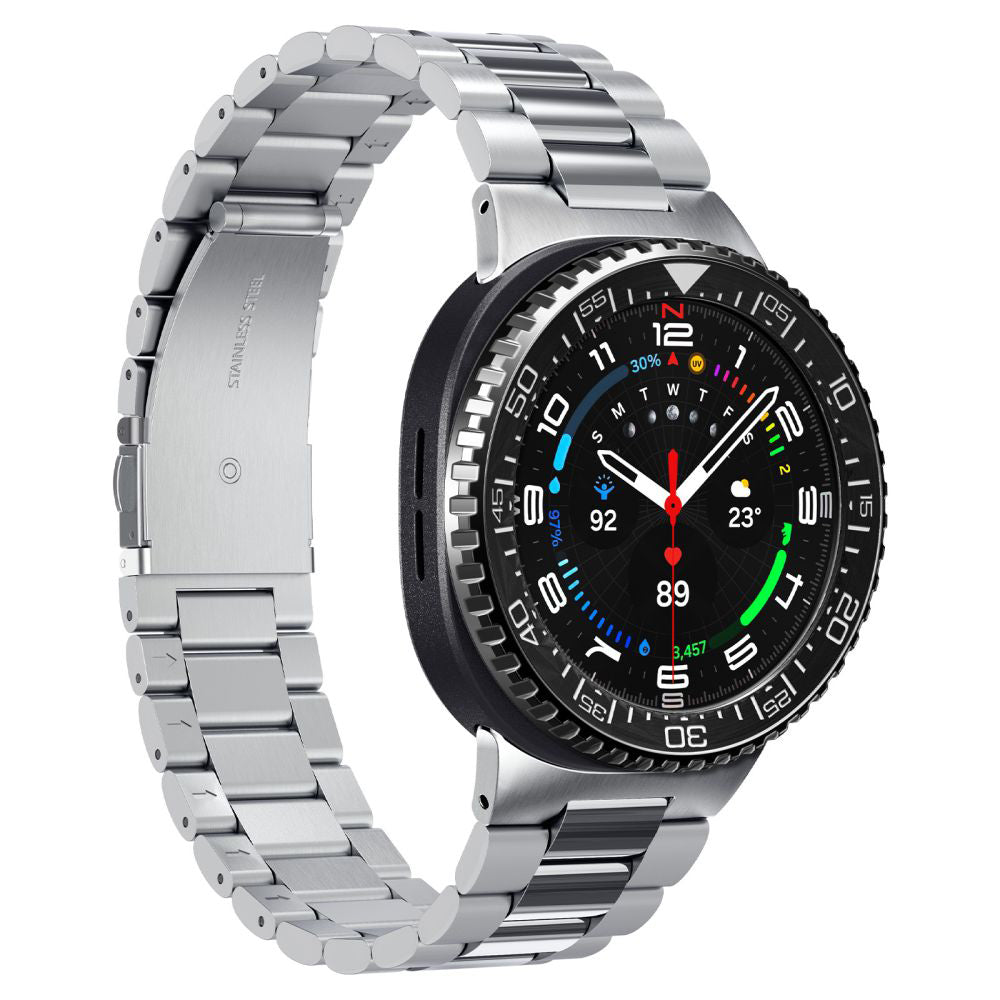 Okvir za zaščito Spigen Tune Pro Diver za Samsung Galaxy Watch8 Classic, črn ACS10016