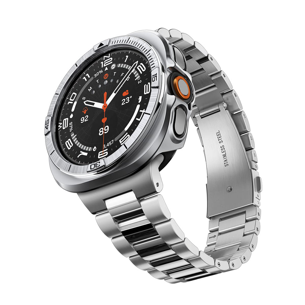 Zaščitni okvir Spigen Tune Pro Pilot za Samsung Galaxy Watch Ultra2, srebrn ACS11618