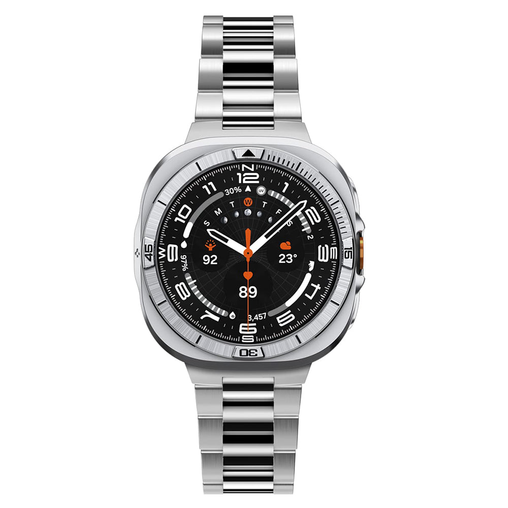 Zaščitni okvir Spigen Tune Pro Pilot za Samsung Galaxy Watch Ultra2, srebrn ACS11618