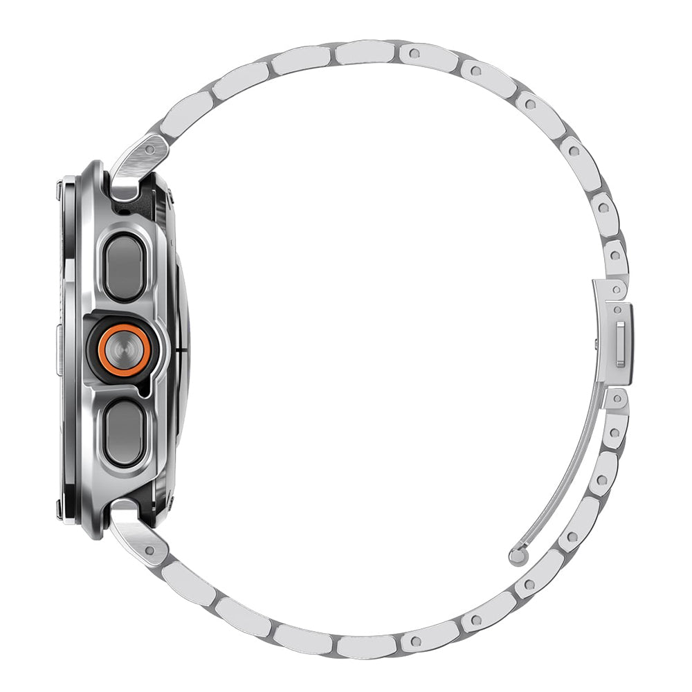 Zaščitni okvir Spigen Tune Pro Pilot za Samsung Galaxy Watch Ultra2, srebrn ACS11618
