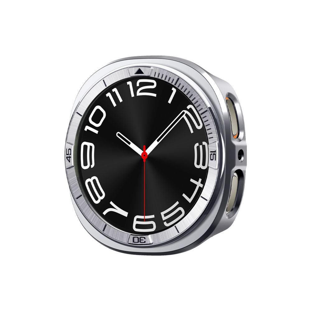 Zaščitni okvir Spigen Tune Pro Pilot za Samsung Galaxy Watch8 44mm, Srebrn ACS10011