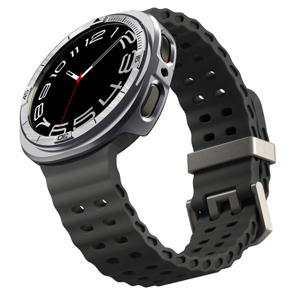 Zaščitni okvir Spigen Tune Pro Pilot za Samsung Galaxy Watch8 44mm, Srebrn ACS10011