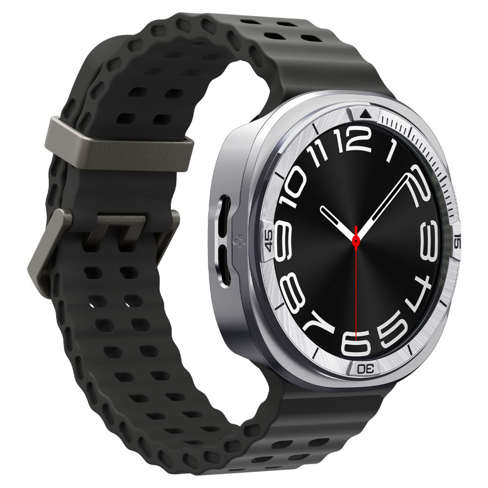 Zaščitni okvir Spigen Tune Pro Pilot za Samsung Galaxy Watch8 44mm, Srebrn ACS10011