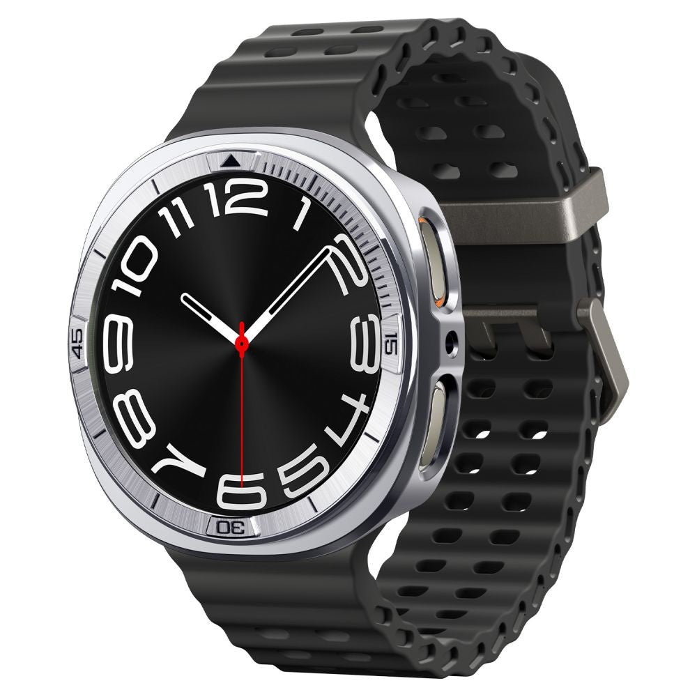Zaščitni okvir Spigen Tune Pro Pilot za Samsung Galaxy Watch8 44mm, Srebrn ACS10011