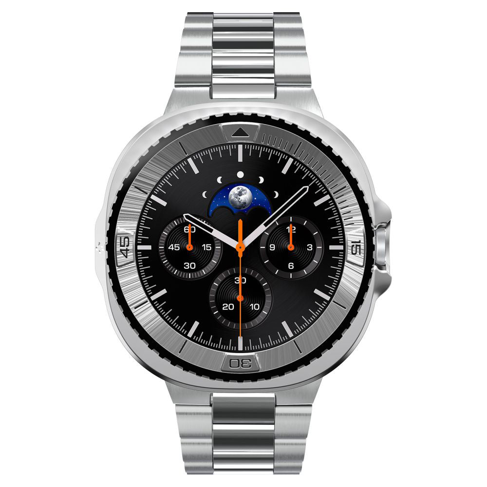 Zaščitni okvir Spigen Tune Pro Pilot za Samsung Galaxy Watch8 Classic, Srebrn ACS10017