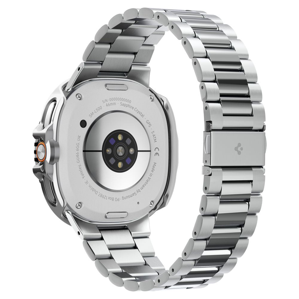 Zaščitni okvir Spigen Tune Pro Pilot za Samsung Galaxy Watch8 Classic, Srebrn ACS10017