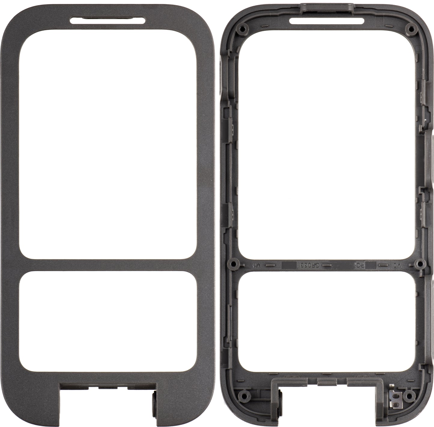 Okvir tipkovnice HMD 2660 Flip, črn, servisni paket 5001000496SH0