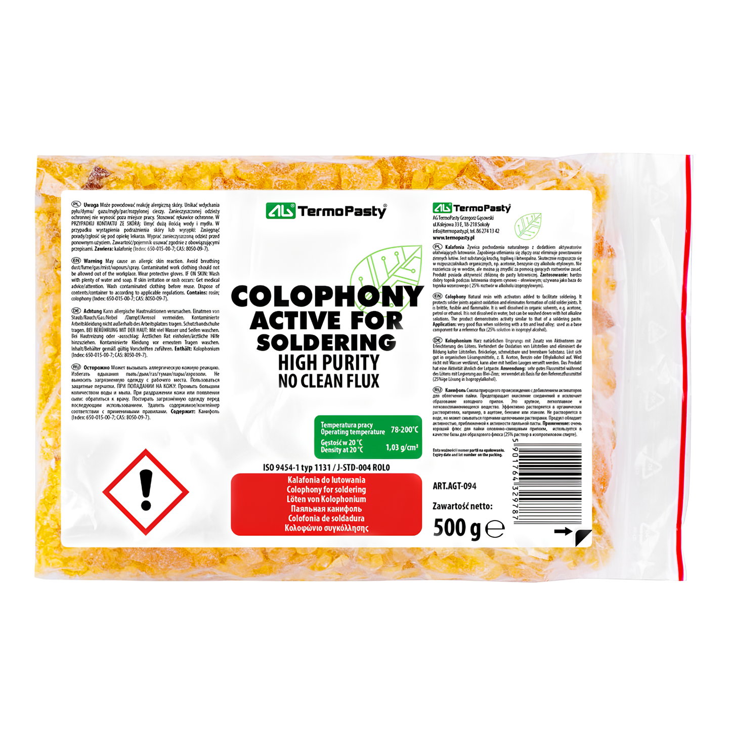 Smola Flux Kolofonij AG Termopasty, 500g ART.AGT-094