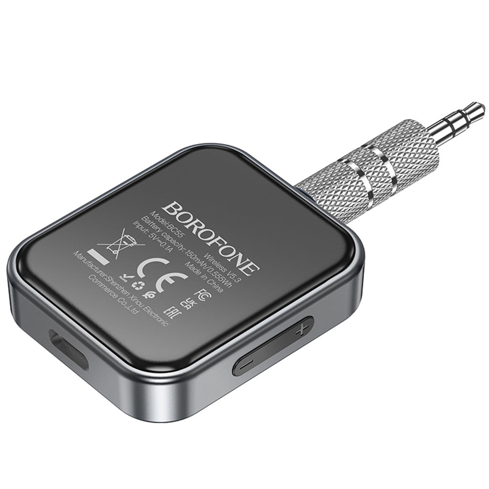 Bluetooth sprejemnik Borofone BC55 Suave, Črn