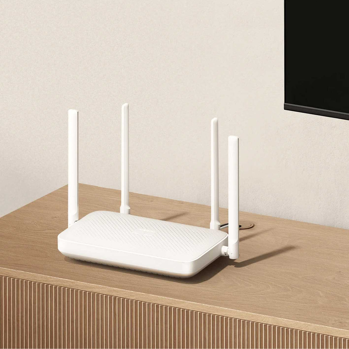 Xiaomi AX1500 brezžični usmerjevalnik, dvopasovni, Wi-Fi 6, bel DVB4412GL