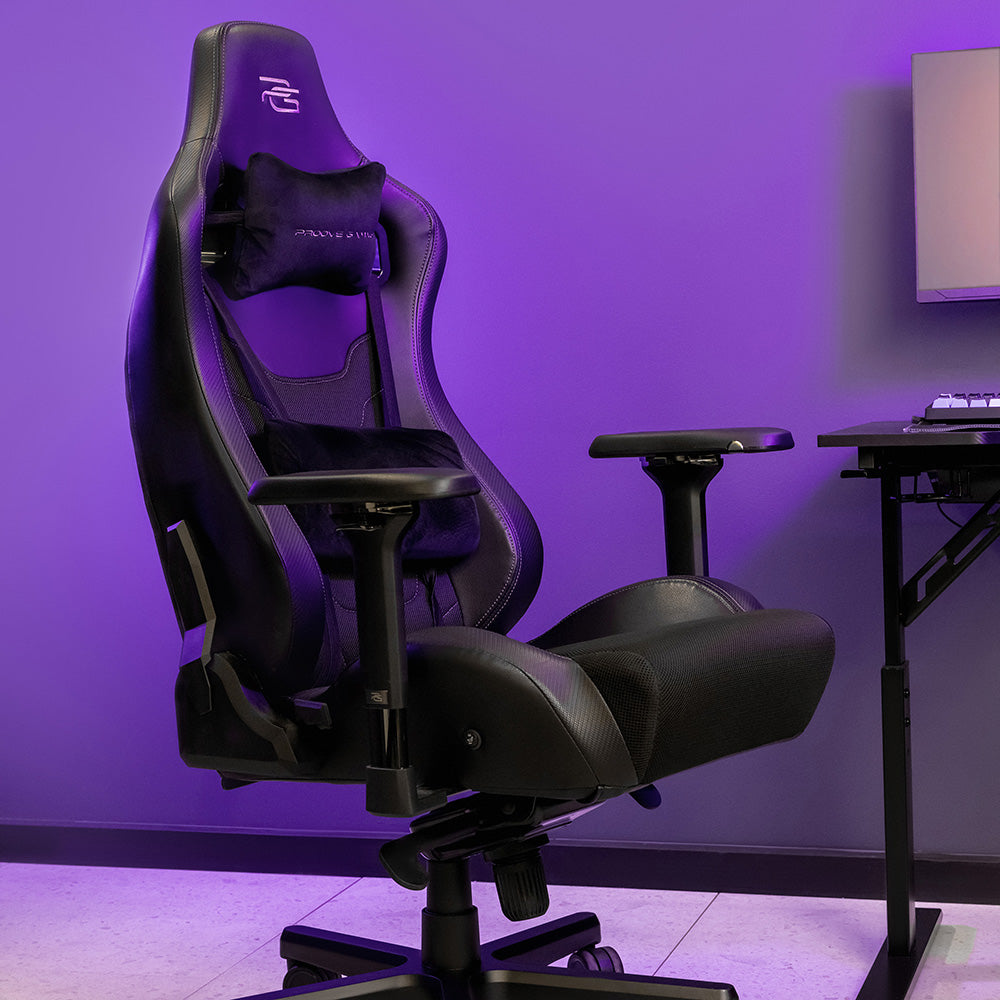 Gaming stol Proove Warrior, Črn GCWR0001011