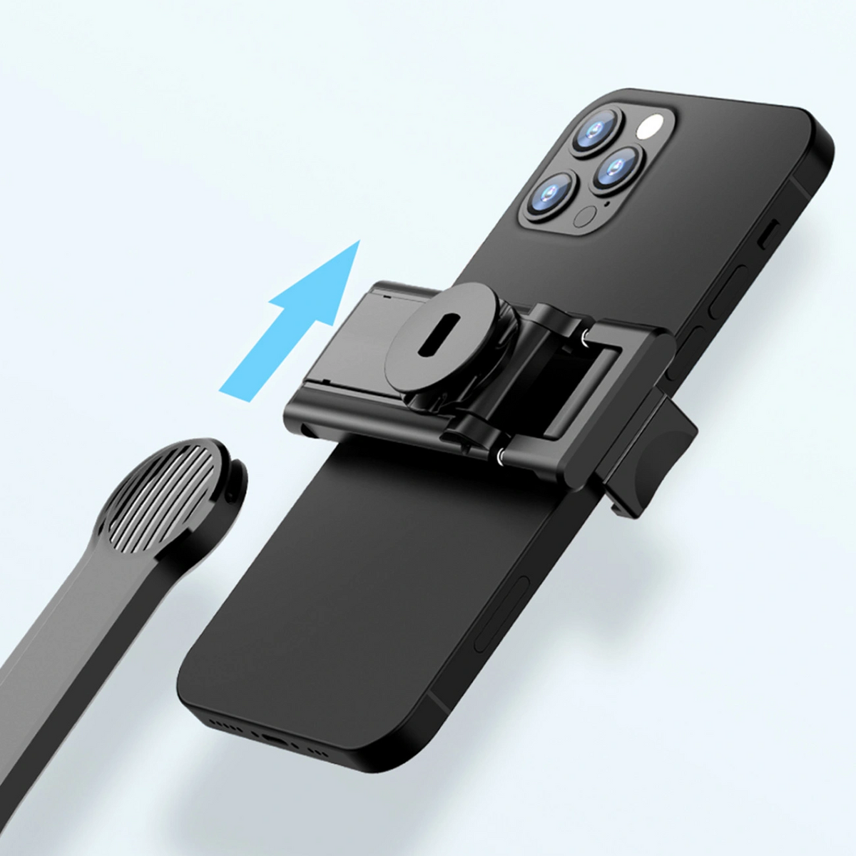 Selfie palica Bluetooth Dudao F18S 4v1, Univerzalna, Črna