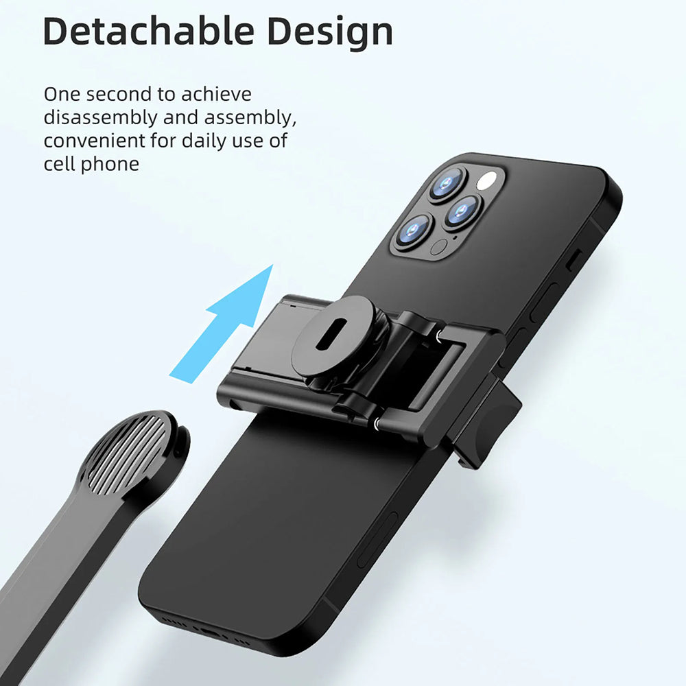 Selfie Stick Bluetooth Techsuit C01, Univerzalen, Črn