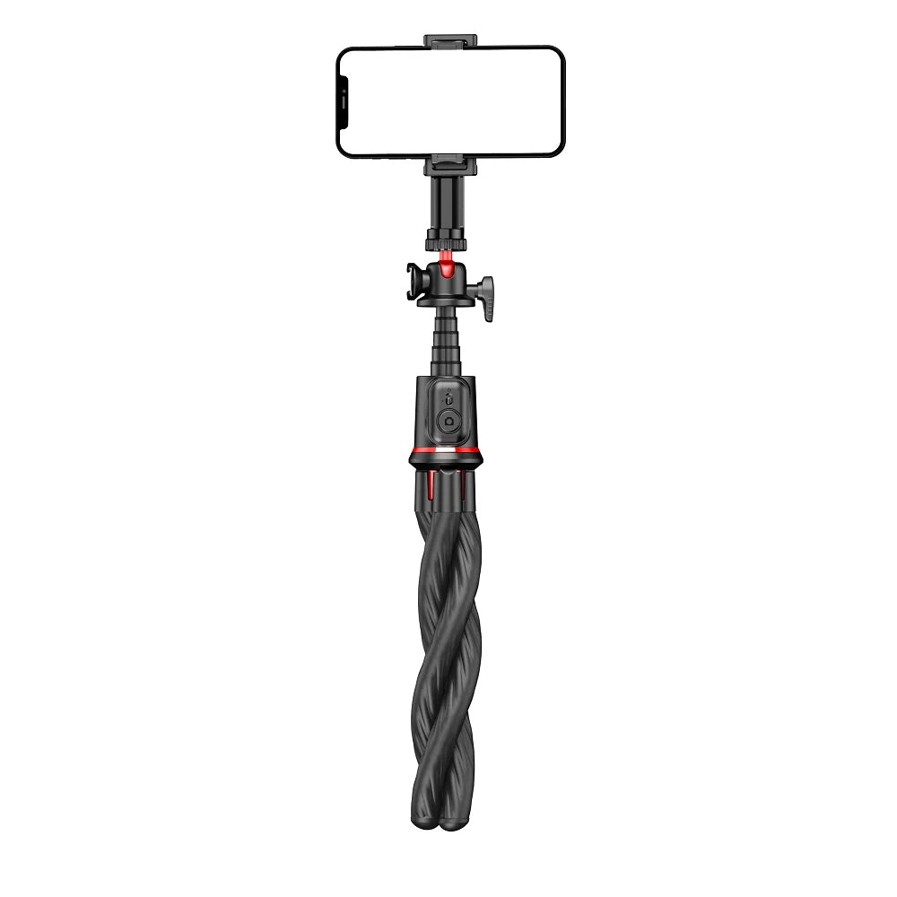 Selfie Stick Bluetooth Techsuit C03, Univerzalen, Črn