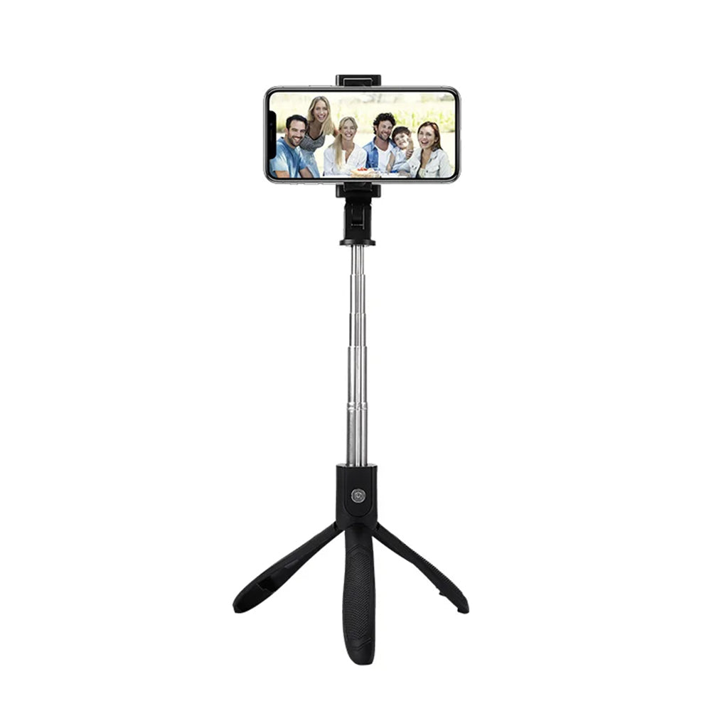 Selfie Stick Bluetooth Techsuit K06, Univerzalen, Črn