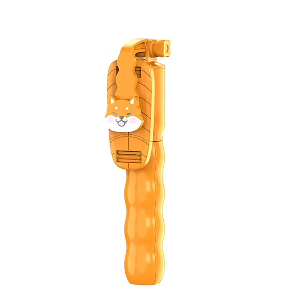 Selfie Stick Bluetooth Techsuit KT01, Univerzalen, Oranžen