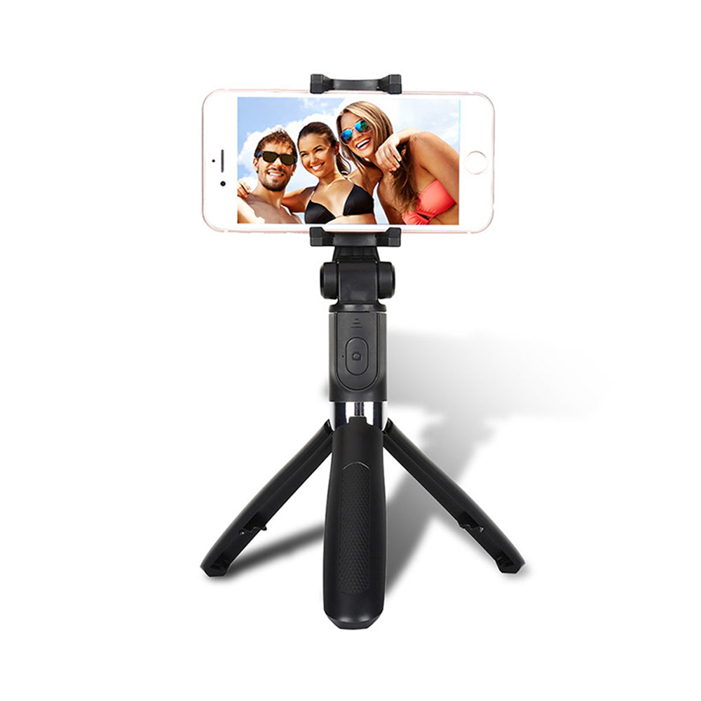Selfie Stick Bluetooth Techsuit L01s, Univerzalen, Črn