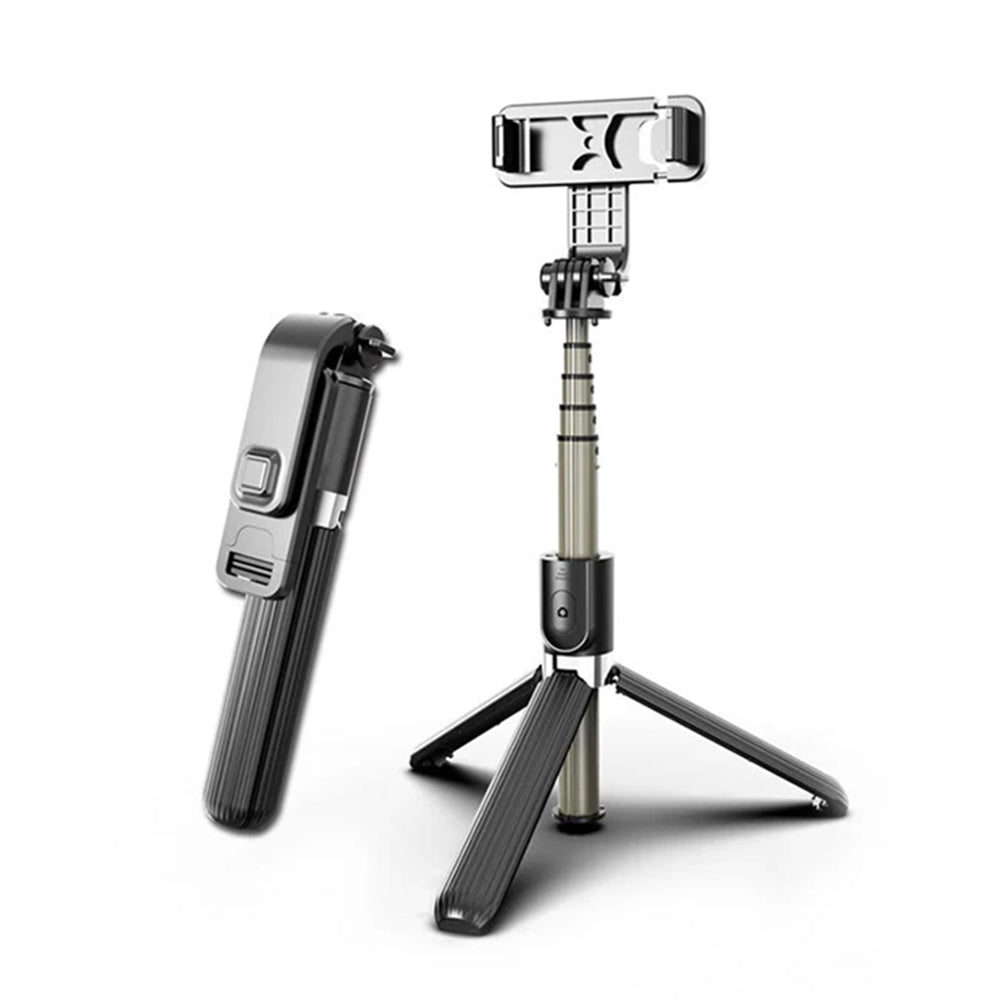 Selfie Stick Bluetooth Techsuit L03, Univerzalen, Črn