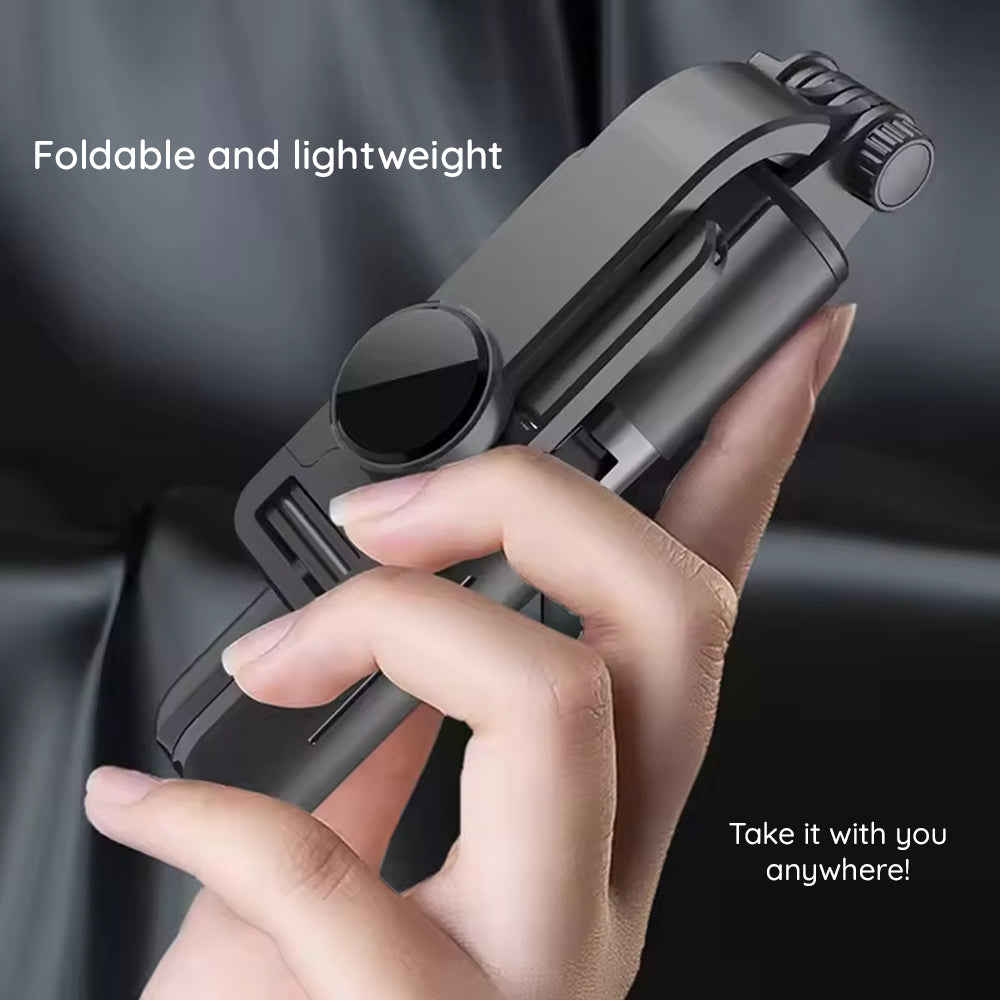 Selfie Stick Bluetooth Techsuit L10, Univerzalen, Črn