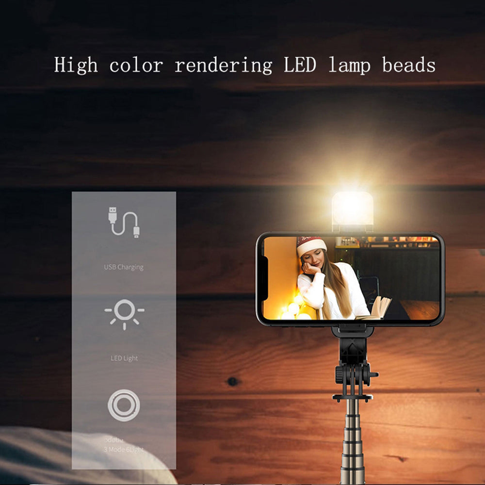 Selfie Stick Bluetooth Techsuit L11s, Univerzalen, Črn