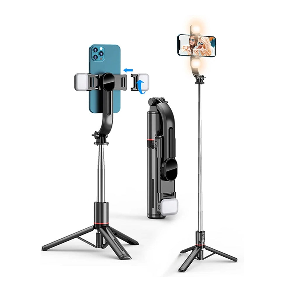 Selfie Stick Bluetooth Techsuit L13d, Univerzalen, Črn