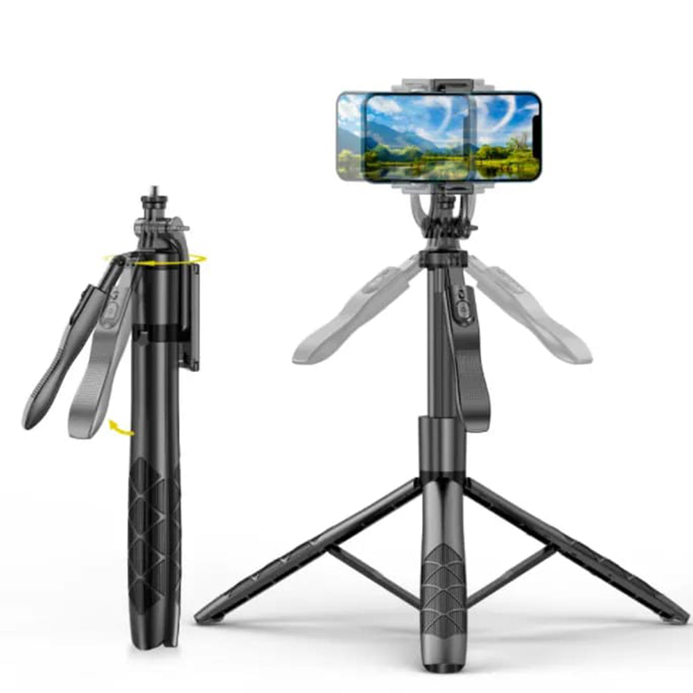 Selfie Stick Bluetooth Techsuit L16, Univerzalen, Črn