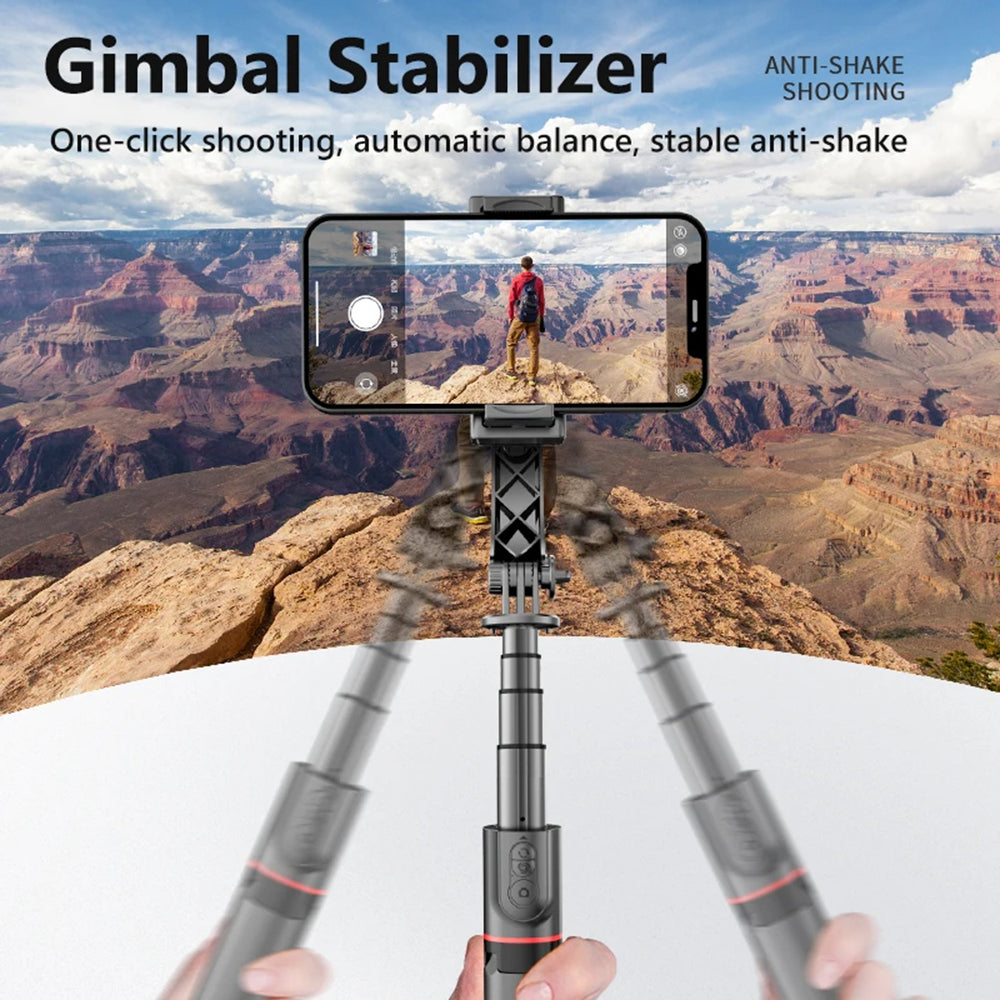 Selfie Stick Bluetooth Techsuit L19, Univerzalen, Črn