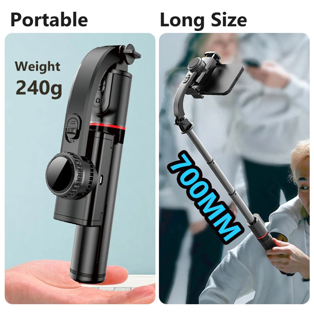 Selfie Stick Bluetooth Techsuit L19, Univerzalen, Črn