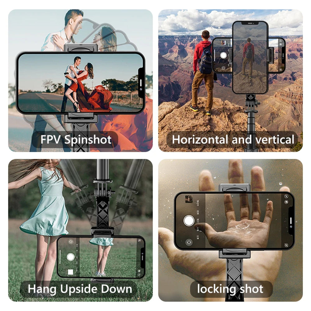 Selfie Stick Bluetooth Techsuit L19, Univerzalen, Črn