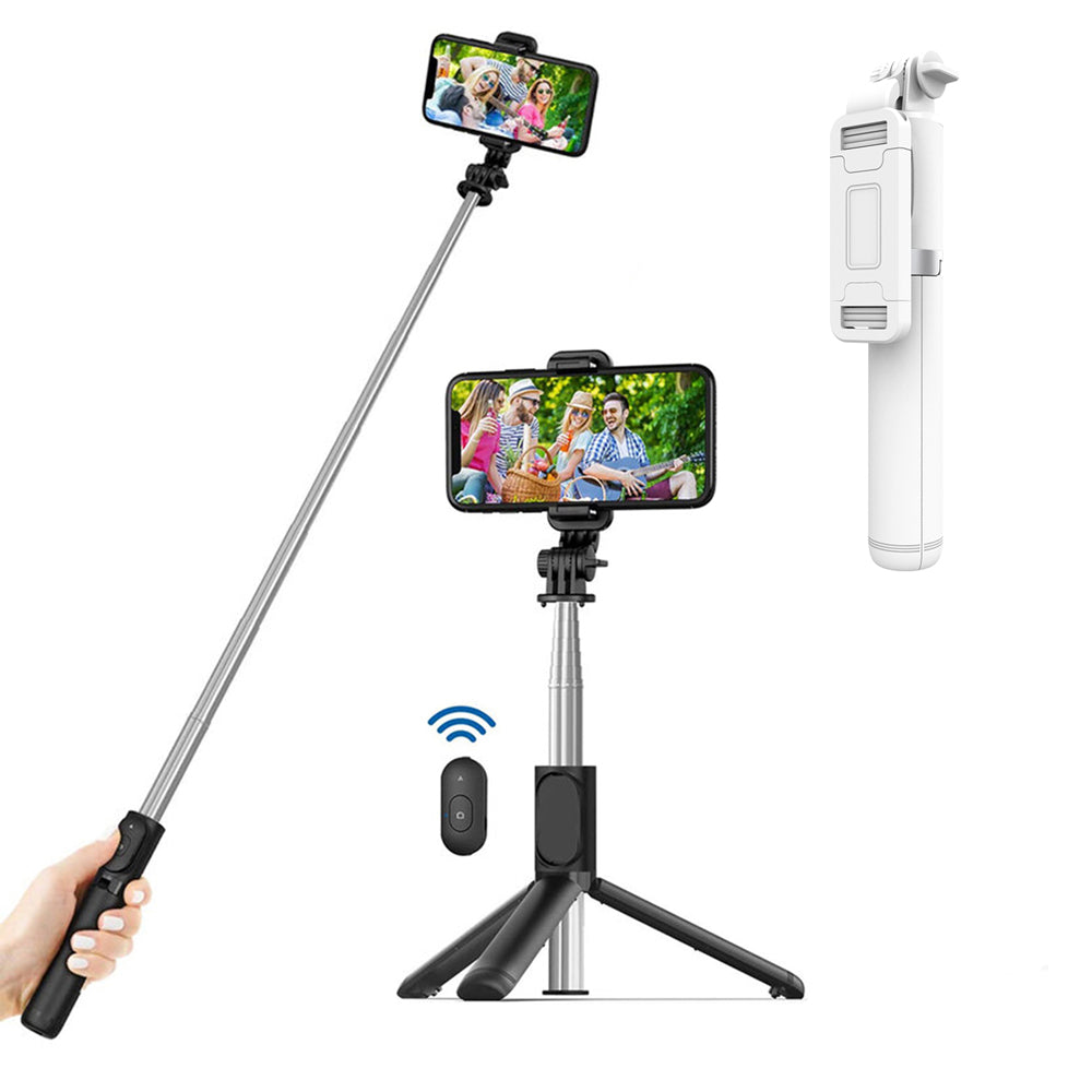 Selfie Stick Bluetooth Techsuit Q01, Univerzalni, Bel