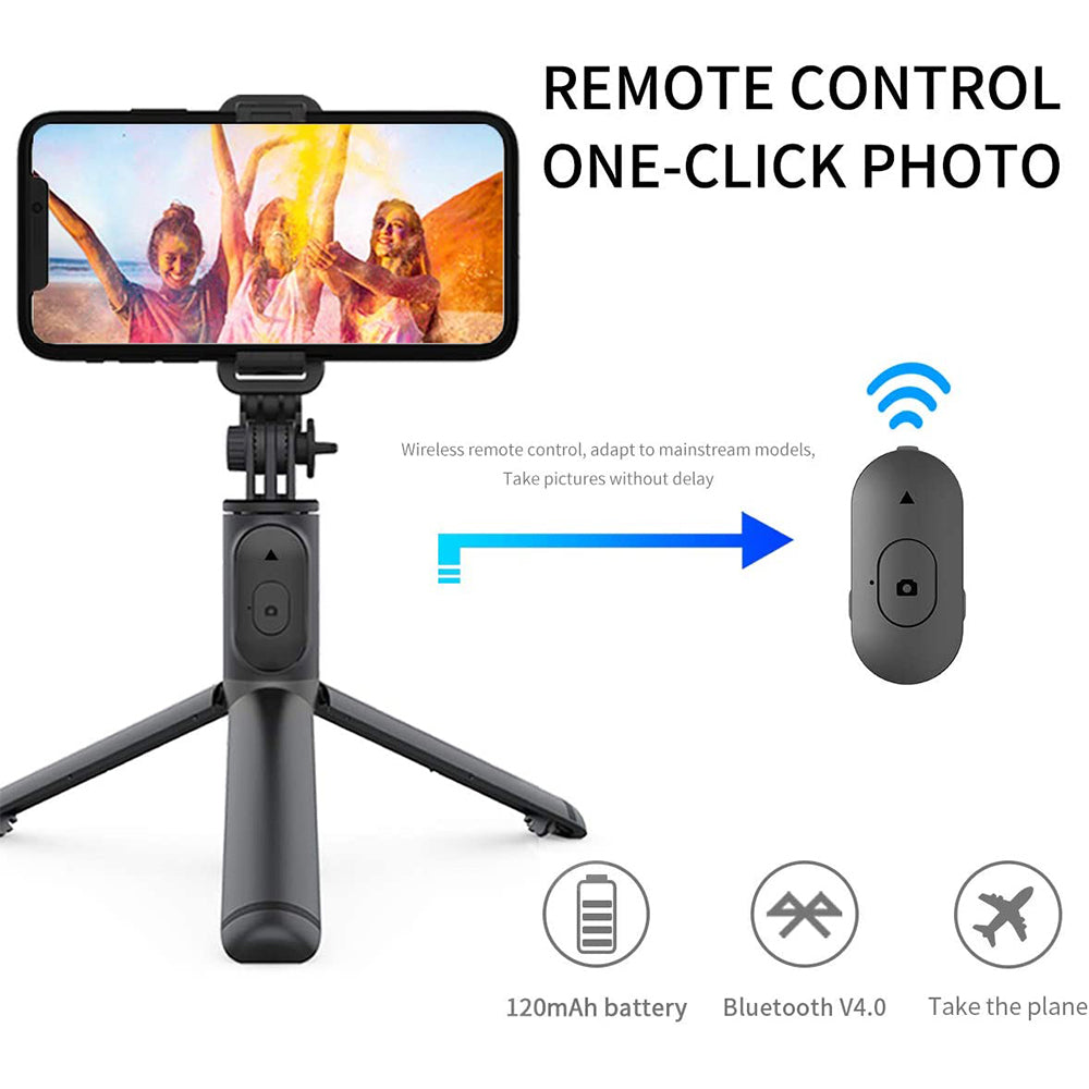 Selfie Stick Bluetooth Techsuit Q01, Univerzalni, Bel