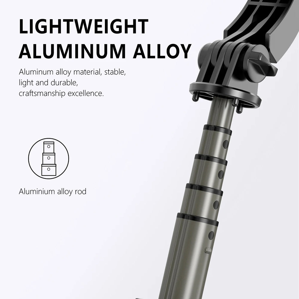 Selfie Stick Bluetooth Techsuit Q03s, Univerzalen, Črn