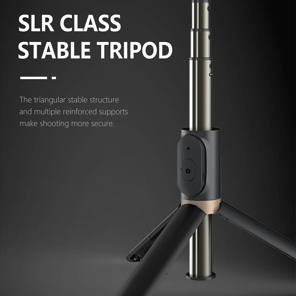 Selfie Stick Bluetooth Techsuit Q03s, Univerzalen, Črn
