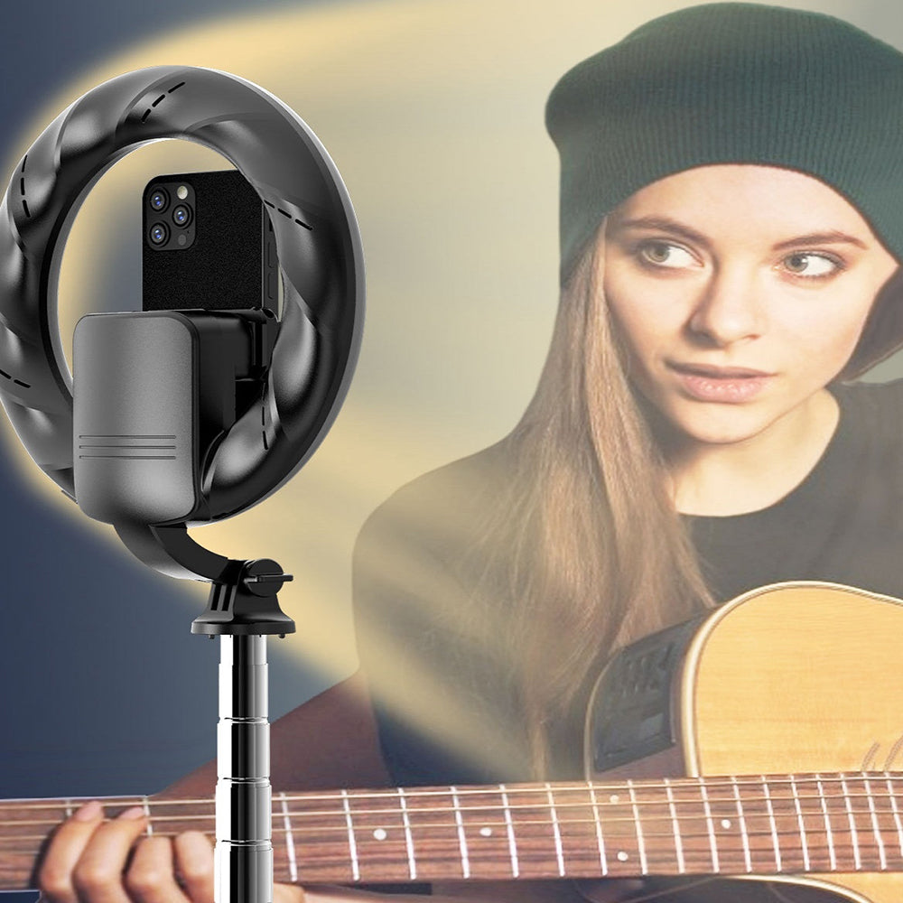 Selfie Stick Bluetooth Techsuit Q05s, Univerzalen, Črn