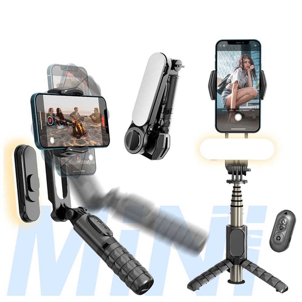 Selfie Stick Bluetooth Techsuit Q09, Univerzalen, Črn