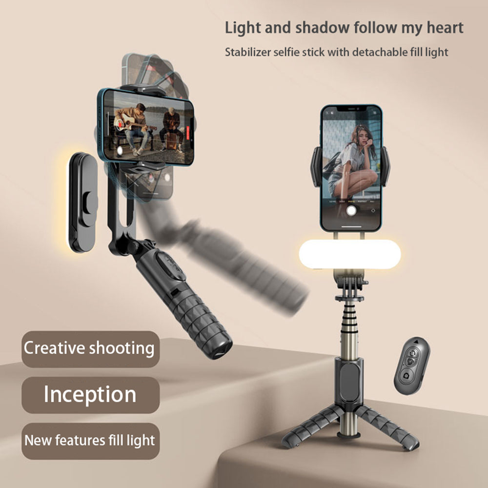 Selfie Stick Bluetooth Techsuit Q09, Univerzalen, Črn