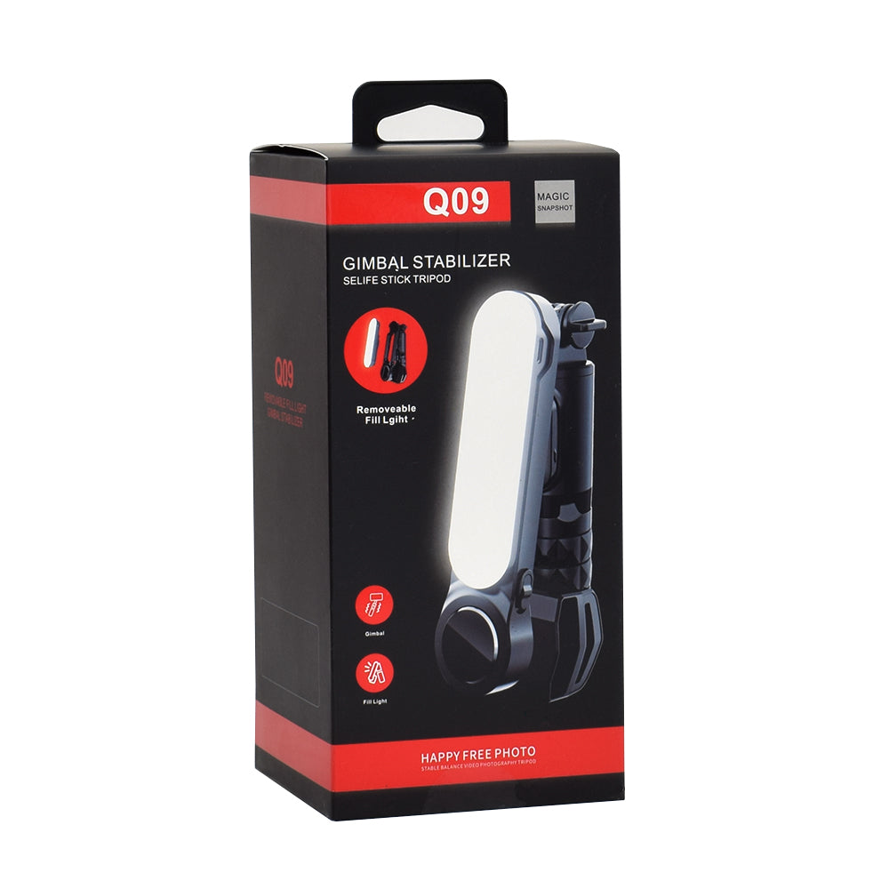 Selfie Stick Bluetooth Techsuit Q09, Univerzalen, Črn