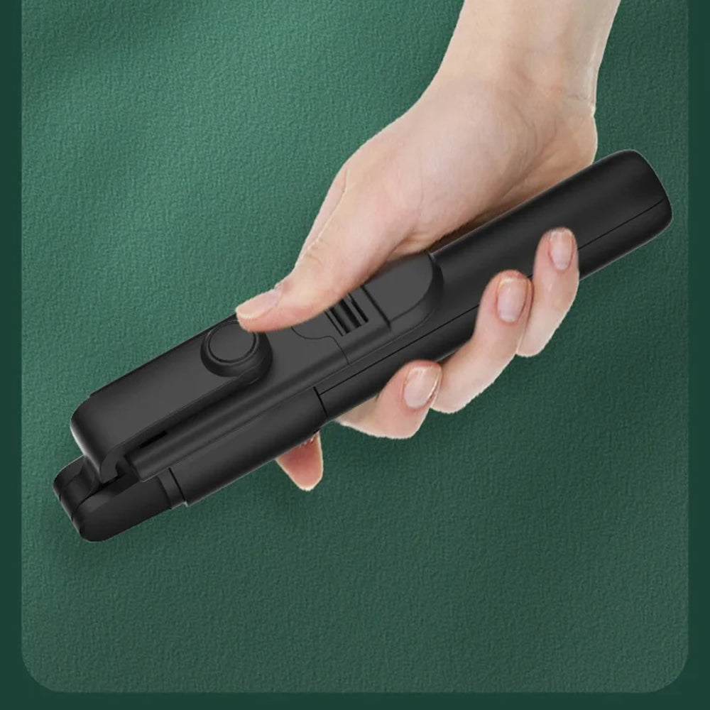 Selfie Stick Bluetooth Techsuit S05-S, Univerzalen, Črn