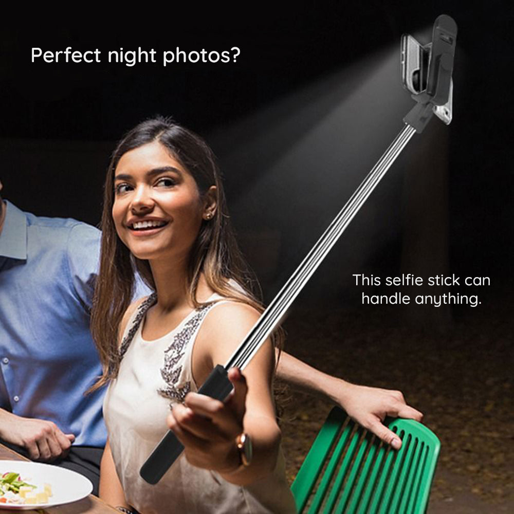 Selfie Stick Bluetooth Techsuit S05-S, Univerzalen, Črn