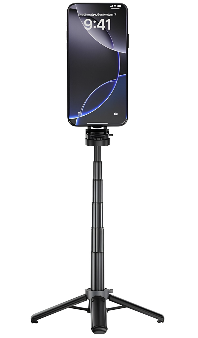 Selfie palica Bluetooth XO Design SS25 Pro, Univerzalna, Črna