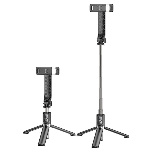 HOCO K20 Bluetooth Selfie Stick, univerzalen, črn