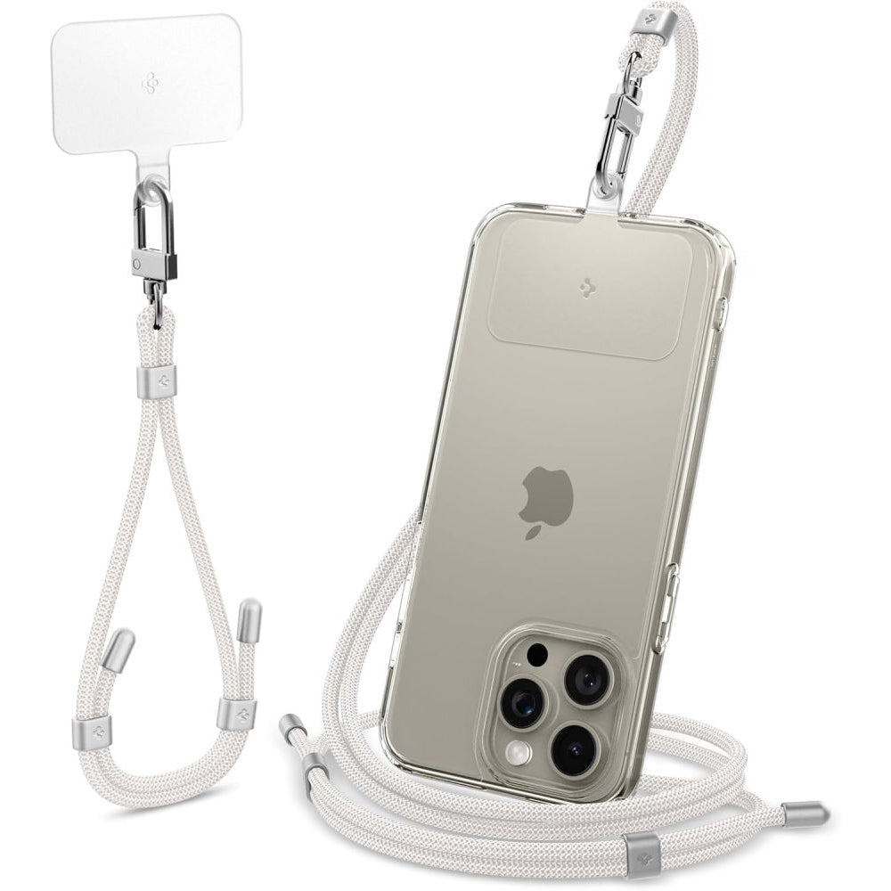 Vrvica za telefon Spigen Link, Bela