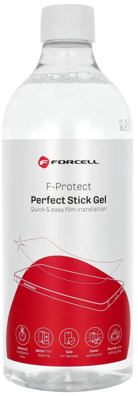 Forcell Perfect Stick Gel Solution for Applying Plastic / Silicon Protection Film, 1l
