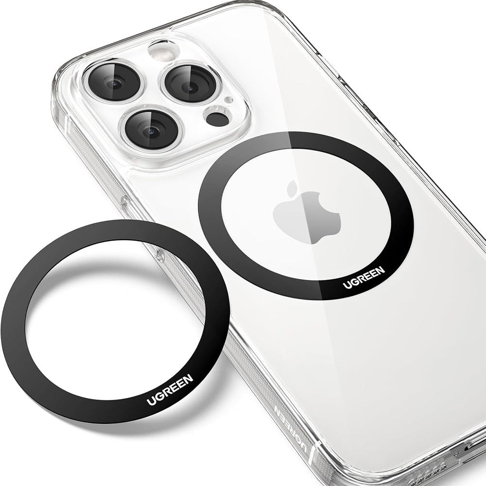 Kovinska nalepka UGREEN LP428 (25766), Set 2 kosa, Črna