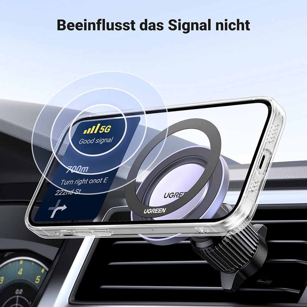 Kovinska nalepka UGREEN LP428 (25766), Set 2 kosa, Črna