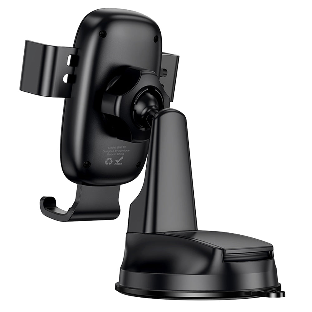 Nosilec za avto Borofone BH130 Follower Gravity, 6.1inch - 7inch, Črn