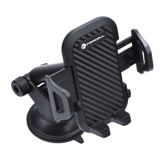 Nosilec za avtomobil Forcell Carbon Bracket A151, 62 mm - 95 mm, črn