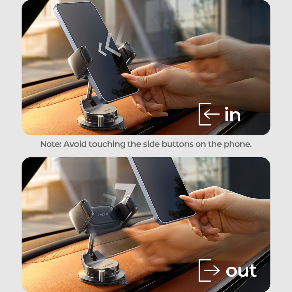 Lisen Car Mount A609, 4inch - 7 inch, Black YL0225120003