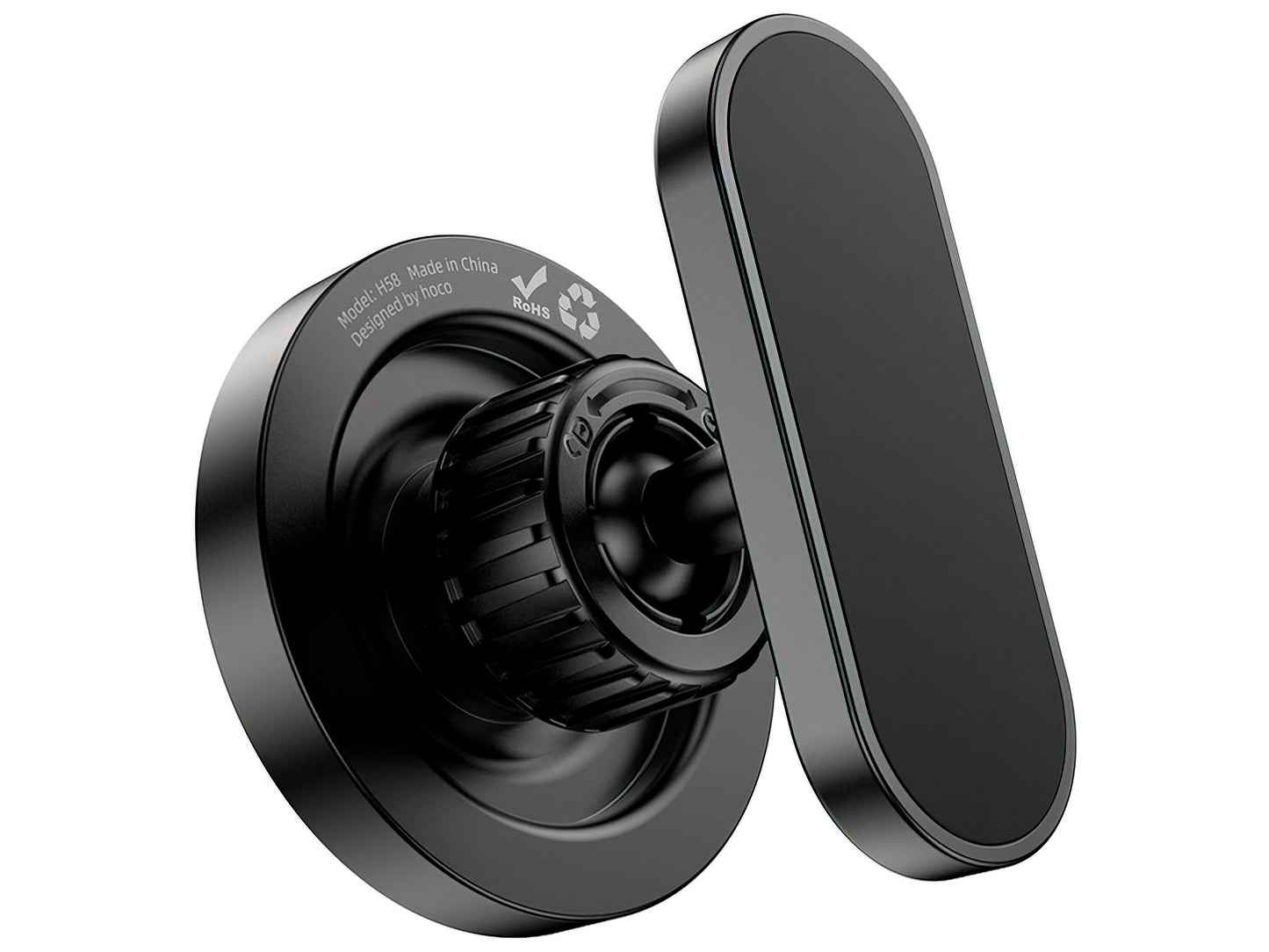 Magnetni avtomobilski nosilec HOCO H58, 4.5inch - 7inch, črn