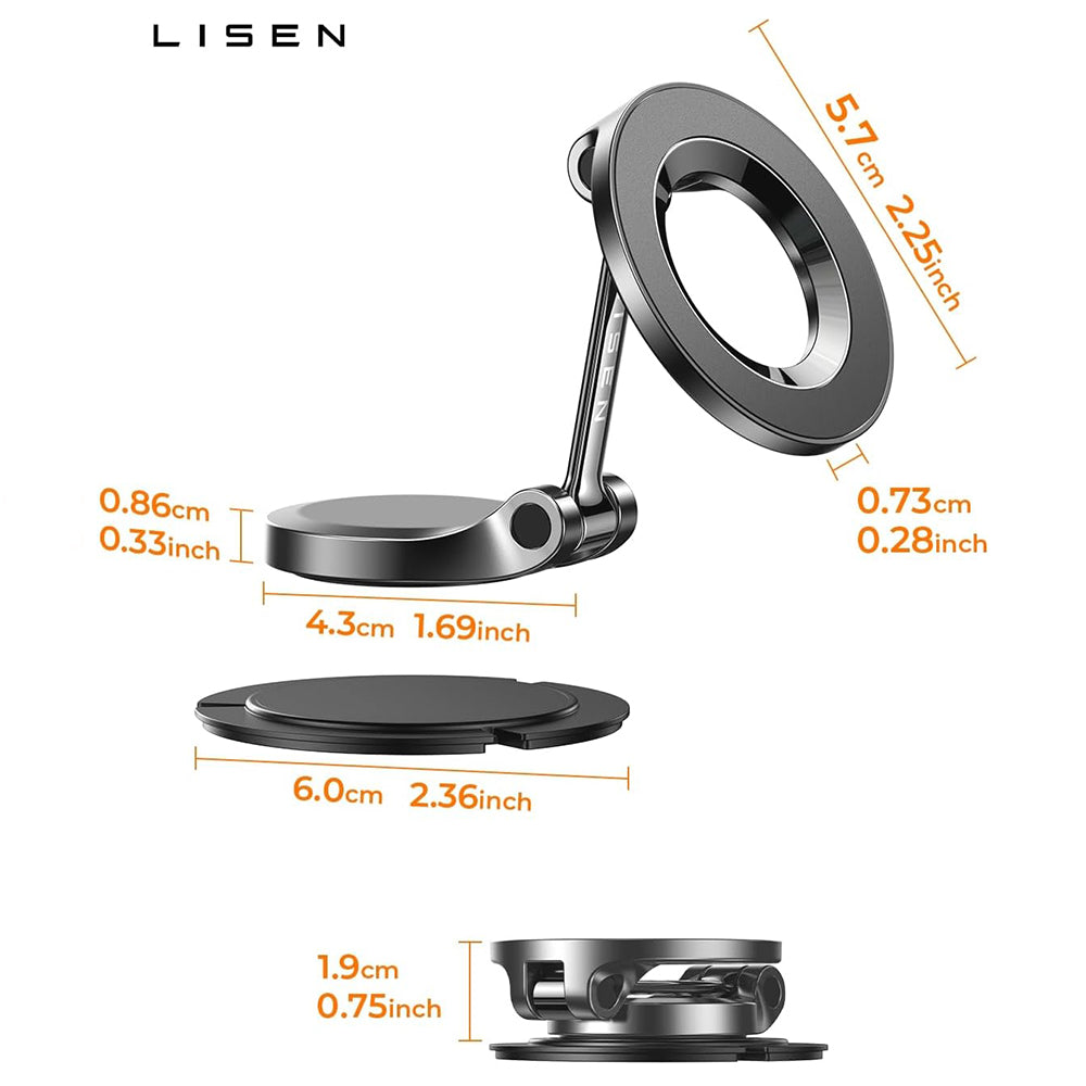 Magnetni avto nosilec Lisen, univerzalen, črn YL0223080002